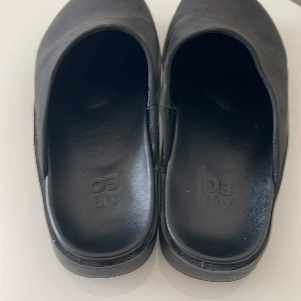 ABEO Pioneer clogs Black leather - Picture 4 of 5